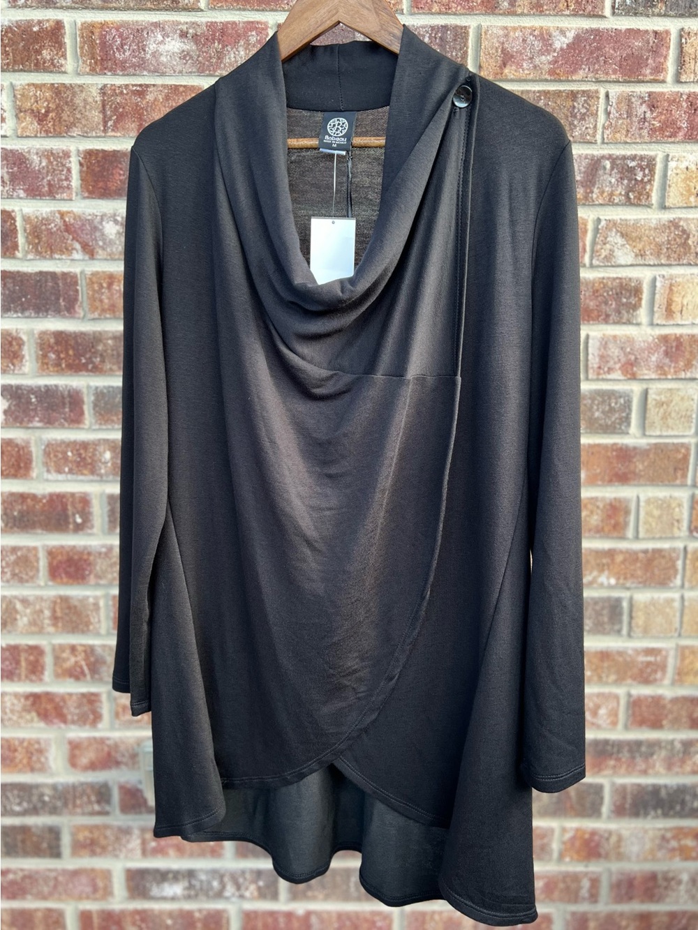 NWT Bobeau drape-front cardigan wrap.